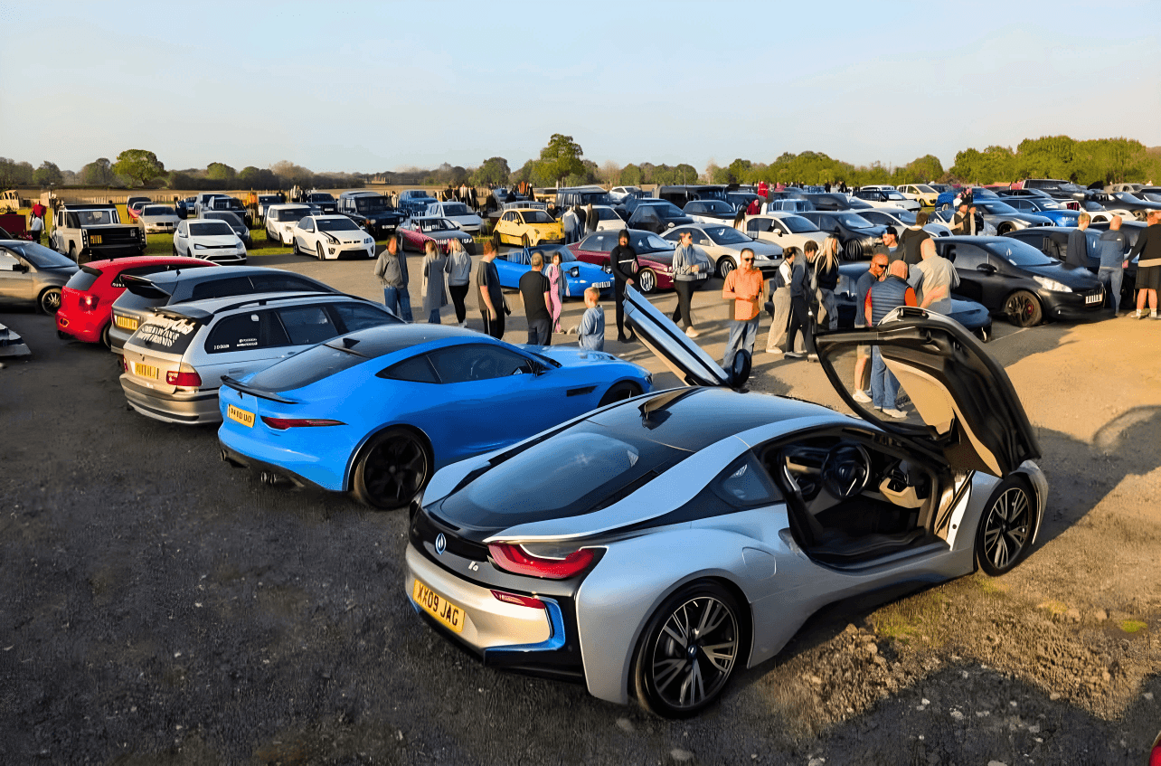 busy cfs event with a bmw i8